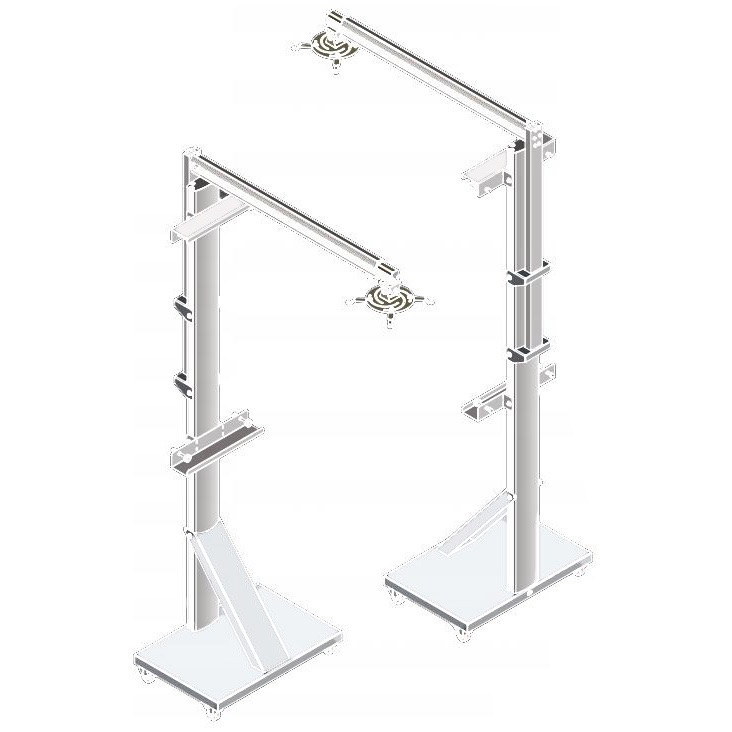 Универсальная мобильная подставка UMS-2 для интерактивной доски с крепежом для короткофокусного проектора